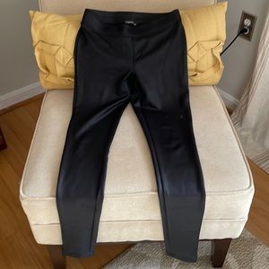 Express leather look leggings Size XS